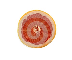 One half of grapefruit.