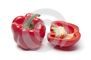 One and a half red bell pepper