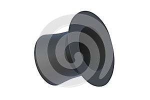 One hat top isolated on white background