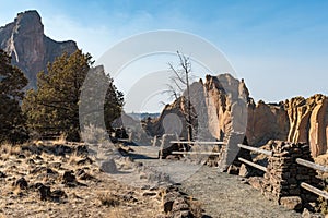 One of the hiking trails through Smith Rock State Park
