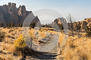 One of the hiking trails through Smith Rock State Park, Terrebonne