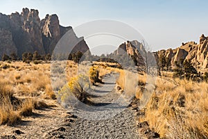 One of the hiking trails through Smith Rock State Park, Terrebonne
