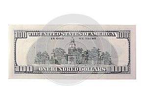 One Hundred Dollar Bill Back photo