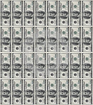 One Hundred Dollar Bills Background