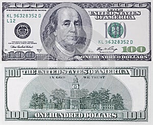 One hundred dollars banknote