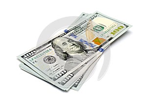 One hundred dollars banknotes