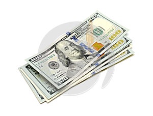 One hundred dollars banknotes