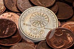 One Hundred Drahmas Coin