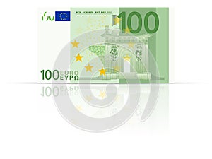 One hundred euro banknote