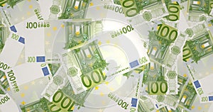 One hundred euros banknotes, cash money