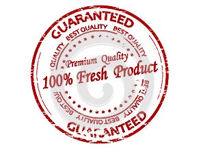 One hundred percent fresh product