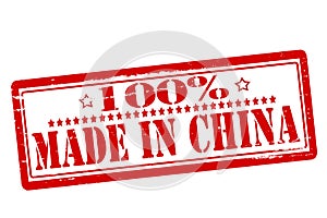 One hundred percent made in China