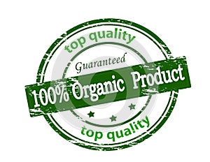 One hundred percent organic product