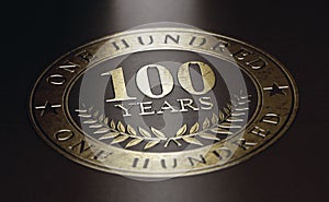 One hundred years. 100th anniversary celebration