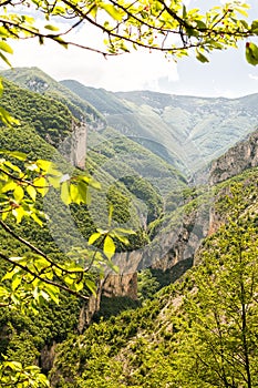 One of the impassable gorges of the Majella