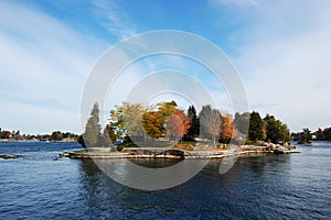 One Island in Thousand Islands Region, New York