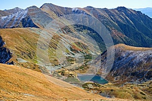 One of the Jamnicke lake in the Rohacska valley in Orava in Slovakia.