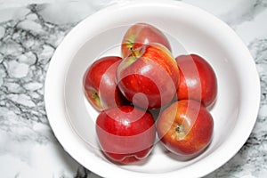 One kilo of red apples photo
