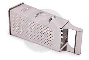 One kitchen metal grater (Clipping path)