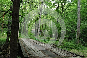 One Lane Bridge in the Smokey Mountains