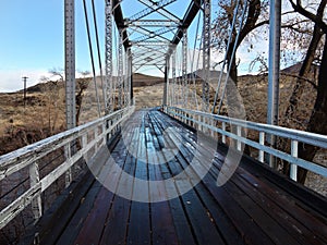 One lane bridge, Truckee River