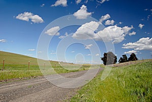 One Lane Gravel Road