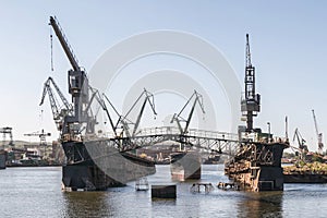 One of the largest Polish shipyards, located in Gdask on the left bank of the Martwa Wisa and Ostrow in Poland