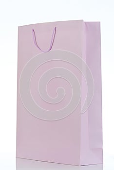 One light purple gift bag