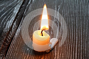 One Lighting Candle