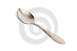 Little teaspoon on a white background, isolated