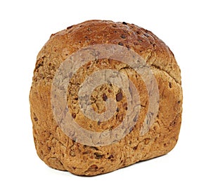 One loaf of rye bread with cereals