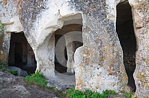 One of Mangup Kale caves (Crimea, Ukraine)
