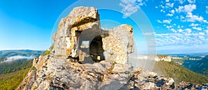 One of Mangup Kale caves (Crimea, Ukraine)