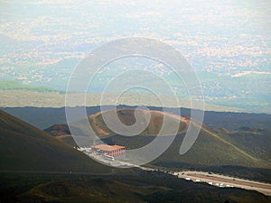 One of many craters of Etna.