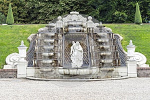 One of the many fountains in the gardens of Paleis Het Loo in Apeldoorn, Netherlands photo