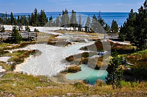 One of the many scenic landscapes of Yellowstone National Park, photo