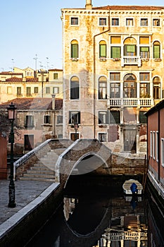 One of many venetian canals.
