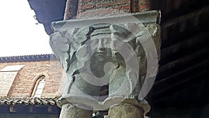 One of the marquees of the Couvent des Jacobin in Toulouse France