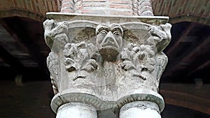 One of the marquees of the Couvent des Jacobins in Toulouse France