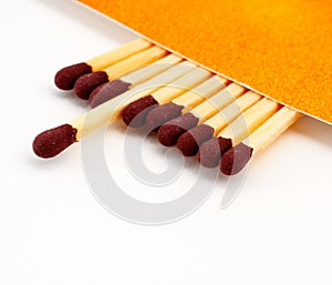 One match stick spent among match sticks