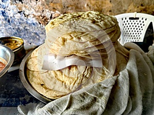 One of Mauritians' favorite street food dal pouri aka dholl pouri.