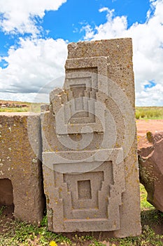 Megalithic stone complex Puma Punku photo