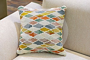Rhomb Style Pillow photo