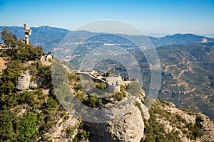 One of Monserrat mountain view point