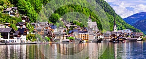 One of the most beautiful Alpine villages Hallstat in Austria