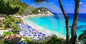 One of the most beautiful beaches of Greece - Lemonakia  in Samos island