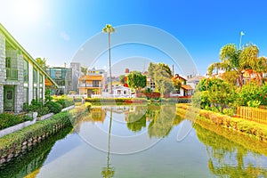 One of the most beautiful district of Los Angeles - is Venice. California photo