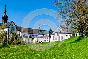 Eberbach Abbey, Mystic heritage of the Cistercian monks in Rheingau, filming location for the movie The Name of the Rose, Hesse, G photo