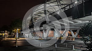 one night on station afte rain