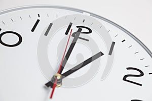 One o'clock position